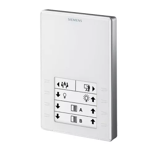 SIEMENS S55624-H107 KNX szobahőmérséklet-szabályozó | érintőgombokkal | fehér