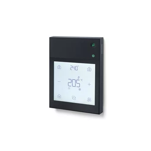 SIEMENS S55720-S647 KNX szobai kezelőegység | hőmérséklet, relatív páratartalom, CO2 | fekete
