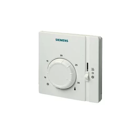 SIEMENS S55770-T224 Elektromechanikus szobatermosztát | Választókapcsoló Fűtés/Ki/Hűtés, 1 kimenet