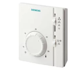  SIEMENS S55770-T226 Elektromechanikus szobatermosztát | 2 csöves, Fűtés/Hűtés/csak ventilátor választókapcsoló