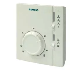   SIEMENS S55770-T230 elektromechanikus szobatermosztát | 4-cső, fűtés/hűtés/csak ventilátor választókapcsoló