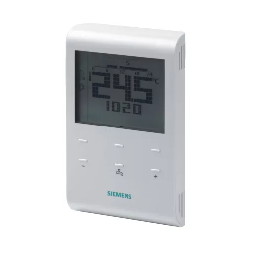 SIEMENS S55770-T280 termosztát | LCD, akkumulátor, különálló HMV