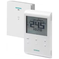   SIEMENS S55770-T282 vezeték nélküli szobatermosztát | automatikus időprogrammal, vevőegységgel együtt