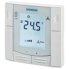   SIEMENS S55770-T293 szobatermosztát | 2-/4-csöves ventilátorakonvektorokhoz, közvetlen elpárologtatóhoz