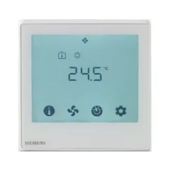   SIEMENS S55770-T350 KNX érintős helyiség-termosztát | fehér