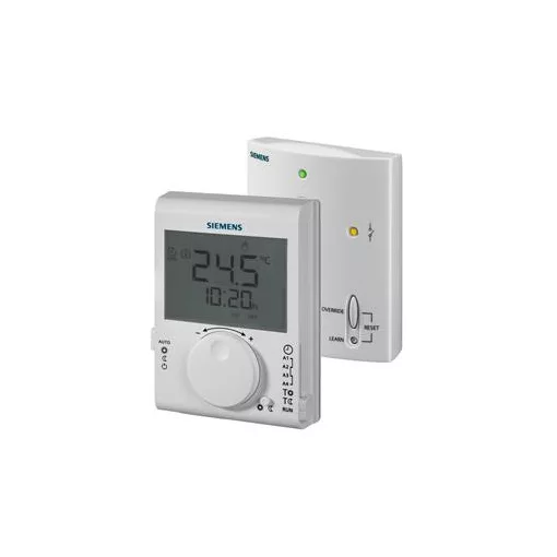 SIEMENS S55770-T380 KNX szobatermosztát készlet | napi kapcsolóóra 24 órás, adó és vevő