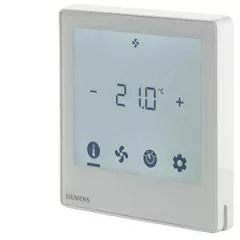   SIEMENS S55770-T396 szobatermosztát Touch | 2-/4-csöves ventilátorkonvektorokhoz