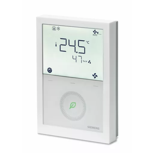 SIEMENS S55770-T409 KNX szobatermosztát | hőmérséklet- és páratartalom-érzékelő | fehér