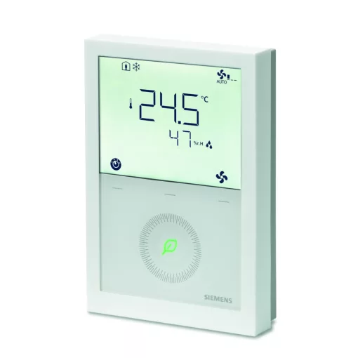 SIEMENS S55770-T410 KNX szobatermosztát | CO2-érzékelő, KNX-kommunikáció | fehér