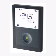   SIEMENS S55770-T452 KNX helyiség-termosztát | hőmérséklet- és páratartalom-érzékelő | fekete