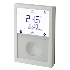   SIEMENS S55770-T458 KNX szobatermosztát önálló | hőmérséklet-érzékelővel, DC vezérlőkimenetekkel