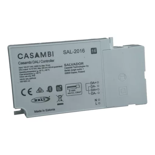 CASAMBI SAL-2016 Salvador Serie 2000 DALI-Gateway | 16 DALI résztvevő