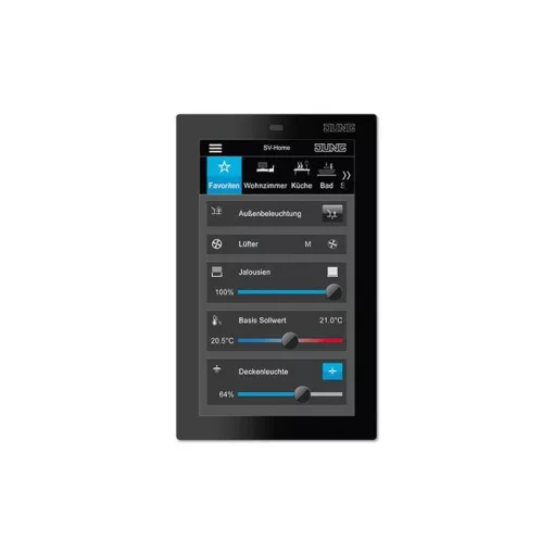 JUNG SC5SW Smart Control | fekete | 5 colos