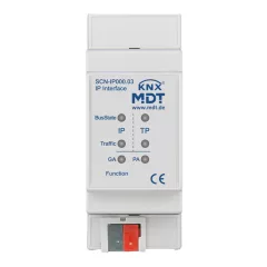 MDT SCN-IP000.03 KNX IP interfész | DIN sínre szerelhető