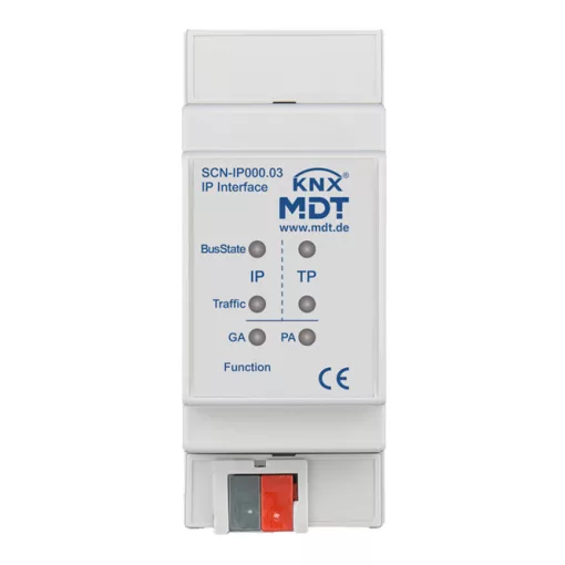 MDT SCN-IP000.03 KNX IP interfész | DIN sínre szerelhető