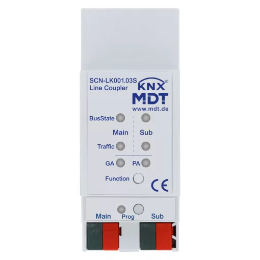 MDT SCN-LK001.03S KNX vonalkoppler | REG, KNX Secure, Proxy