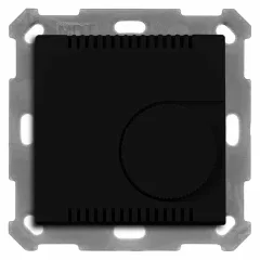   MDT SCN-RT1UPE06.01 KNX szobatermosztát 55 | forgógombos | matt fekete