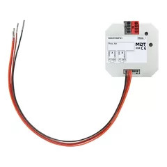   MDT SCN-RT2UP.01 KNX hőmérsékletszabályzó PT1000-hez | 2-csatornás UP