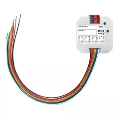   MDT SCN-RT4UP.01 KNX hőmérsékletszabályozó PT1000 érzékelőhöz | 4-csatornás, süllyesztett
