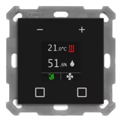   MDT SCN-RTR55S06.01 KNX szobatermosztát Smart 55 | szobatermosztát | matt fekete