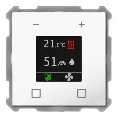   MDT SCN-RTR63S.01 KNX szobatermosztát Smart 63 | szobatermosztát | stúdiófehér fényes