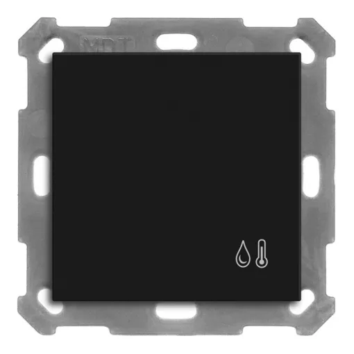 MDT SCN-TFS5506.01 KNX Okos 55 szobatermosztát | hőmérséklet-/páratartalom-érzékelő | matt fekete