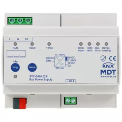   MDT STC-0960.02S KNX Busztápegység | 960 mA, diagnosztikai funkcióval, Secure