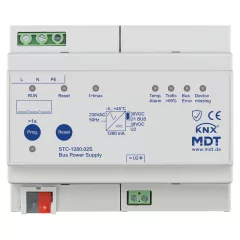   MDT STC-1280.02S KNX Busztápegység | 1280 mA, diagnosztikai funkcióval, Secure