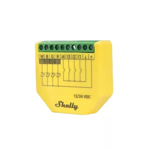 SHELLY Plus RGBW PM dimmaktor | RGBW