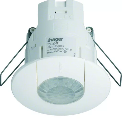 HAGER TCC520E KNX jelenlétérzékelő | 1-csatornás integrált kapcsolókimenettel