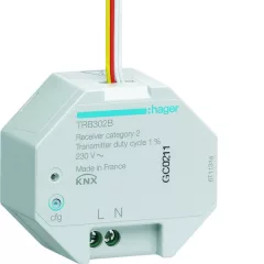   HAGER TRB302B KNX rádiófrekvenciás bemenet UP | 2-csatornás