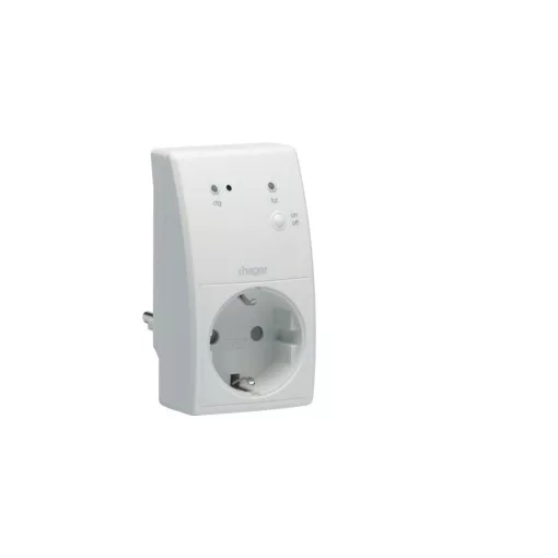HAGER TRC270D KNX-Rádió közbülső dugó | 1 kimenetes | fehér