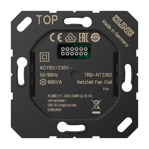JUNG TRD-NT2302 KNX tápegység termosztáthoz | Fan Coil 2 csöves