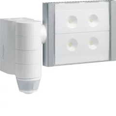   HAGER TRE600 vezeték nélküli kültéri mozgásérzékelő | IP55 LED-reflektorral, quicklink | fehér