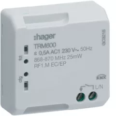 HAGER TRM600 KNX-RF bináris bemenet UP | 1 csatornás
