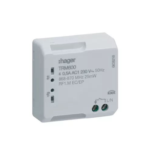 HAGER TRM600 KNX-RF bináris bemenet UP | 1 csatornás