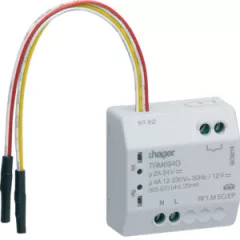   HAGER TRM694G KNX rádiófrekvenciás kapcsolóaktor UP | 1 kimenetes, potenciálmentes, 2 bemenettel