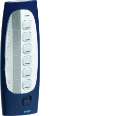   HAGER TU418 KNX rádiófrekvenciás távirányító | 7 gombos, 18 csatornás