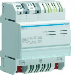   HAGER TXA116 KNX buszfeszültség-tápegység | 320 mA & 320 mA