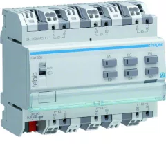   HAGER TXA306 KNX bináris bemenet univerzális | 6-csatornás