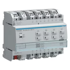   HAGER TYAS608D KNX Secure kapcsoló-/redőnyaktor | 8/4-csatornás, 16 A, C-terhelés