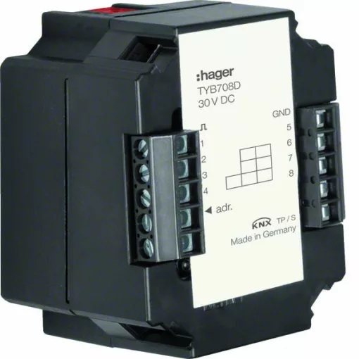 HAGER TYB708D KNX univerzális interfész UP | Secure