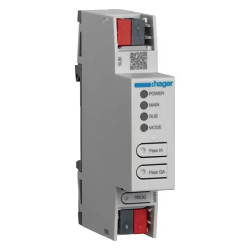 HAGER TYFS130 KNX vonal-/területcsatoló | KNX Secure