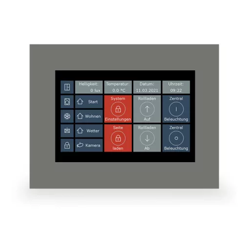 MDT VC-0701.04 TouchPanel VisuControl falra szerelhető | 7 colos