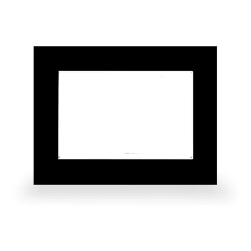 MDT VCB-07SW.04 VisuControl üveg keret | fekete üveg | 7 hüvelyk
