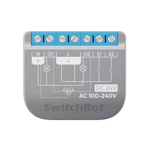 SWITCHBOT W5502320 Matter kapcsolóaktor UP | 2 kimenetes, áramméréssel