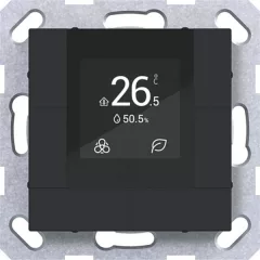   HAGER WAK5010BM KNX Secure A.x/C.x helyiségvezérlő | éjfekete matt