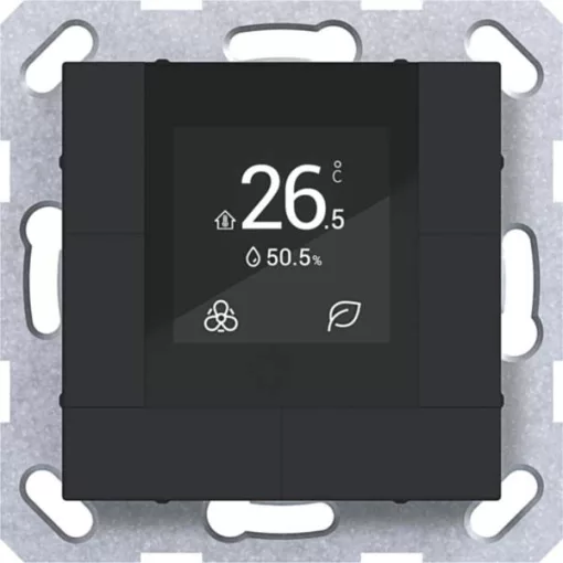 HAGER WAK5010BM KNX Secure A.x/C.x helyiségvezérlő | éjfekete matt