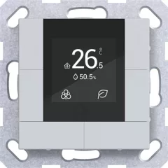   HAGER WAK5010WM UP-helyiségszabályzó KNX Secure A.x/C.x | fehér matt