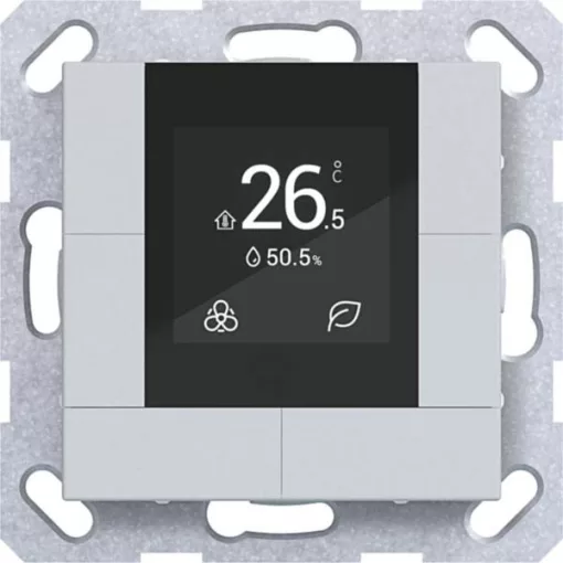 HAGER WAK5010WM UP-helyiségszabályzó KNX Secure A.x/C.x | fehér matt